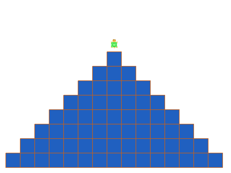 8段のピラミッド