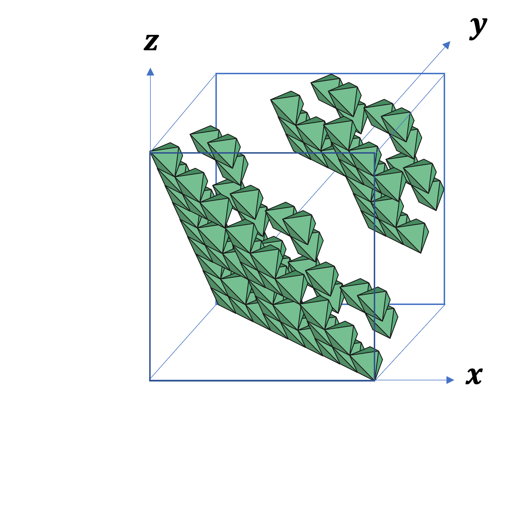Projection of T‑fractal