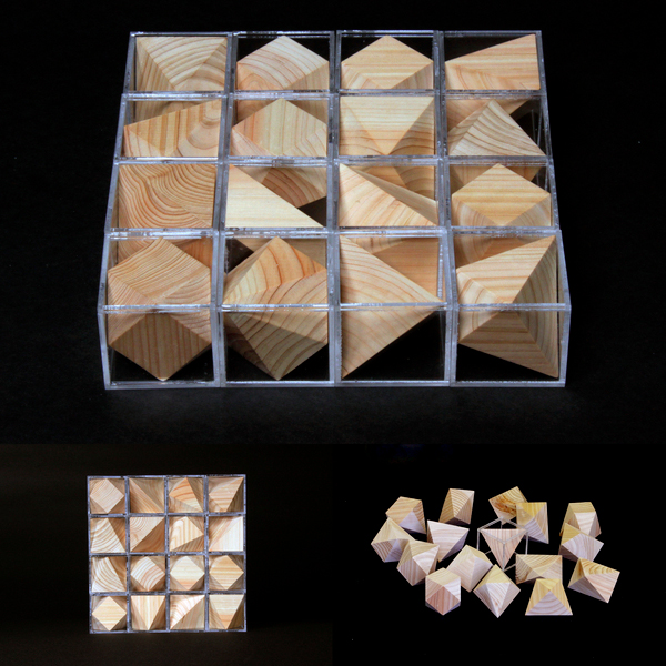 Sixteen Minimal Convex Imaginary Cubes