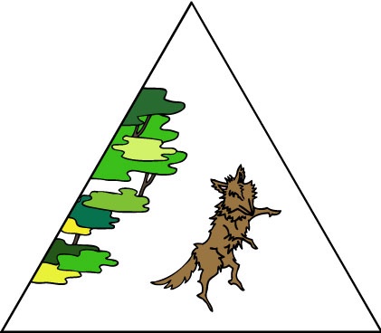 View of wolf image