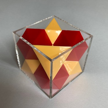 Imaginary Cube Puzzle 3H = 6T — assembled view