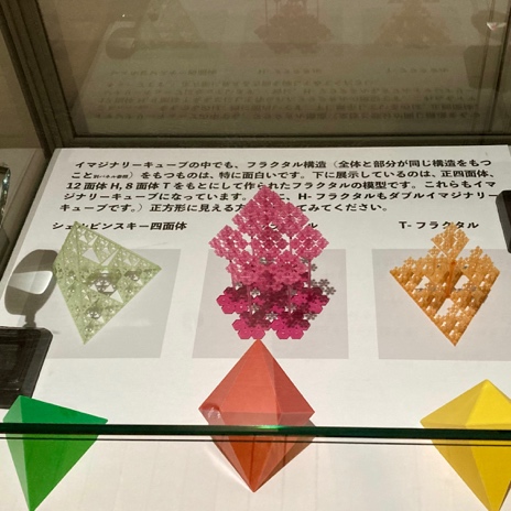 イマジナリーキューブ（正四面体、12 面体 H、8 面体 T／フラクタル・イマジナリーキューブ）